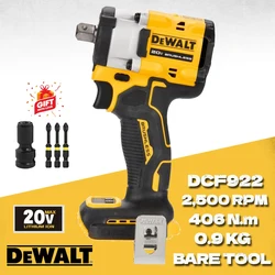 DEWALT DCF922B ATOMIC 20V 1/2 in Cordless Impact Wrench With Detent Pin Anvil Tool Only Variable Speed Electric Wrench DCF922