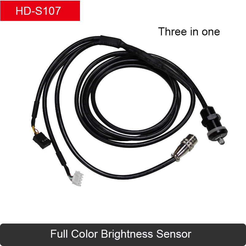 

Free Shipping HD-S107 Full Color Brightness Sensor Work with D16/D36/C16/C16C/C36/C36C/HD-A4/HD-A5/HD-A6 Control Card