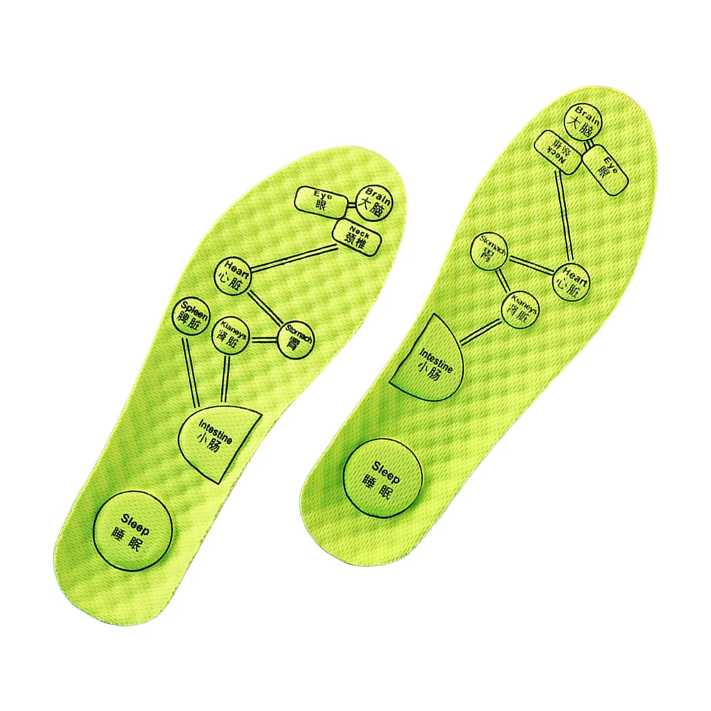 

1Pair Massage Shoe Insoles Breathable Comfortable Non Slip Shockproof Sports Foot Inserts Professional Shoe Pads Replaceable