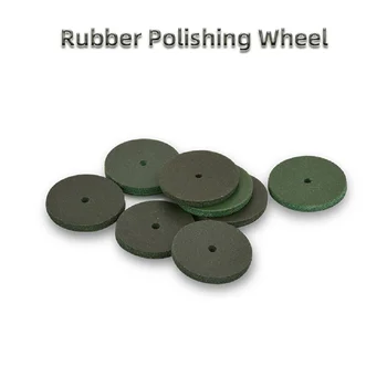 50 pieces 20*2mm rubber polishing wheel for metal teeth finish mini drill die grinder rotary tools