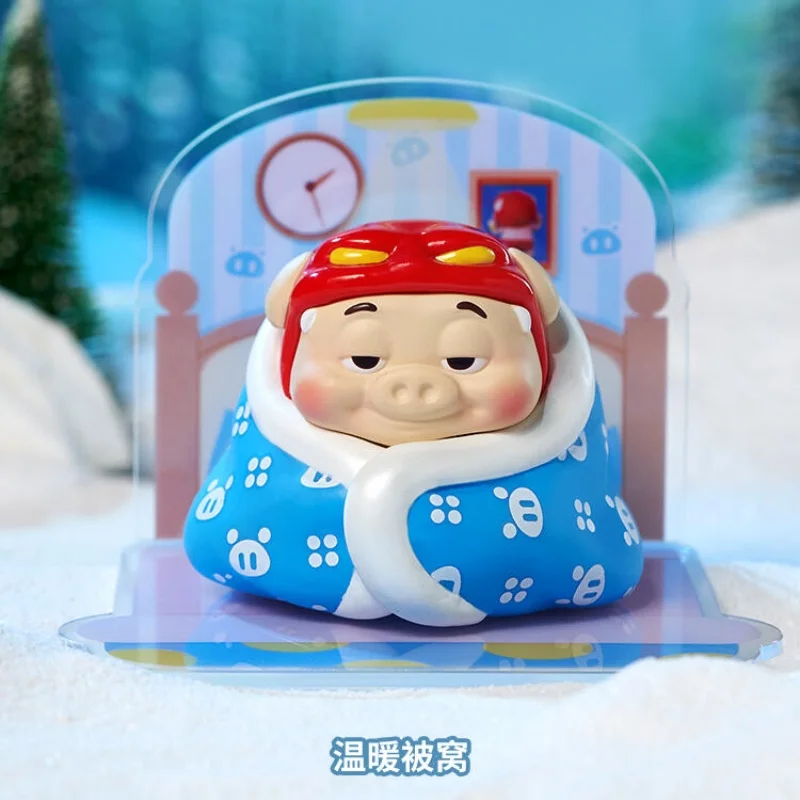 Presale MINISO'S New Product GGbond Pig Man God'S Bedding Chapter Blind Box Toys  Figure Surprise Mystery Dolls Girls Gift