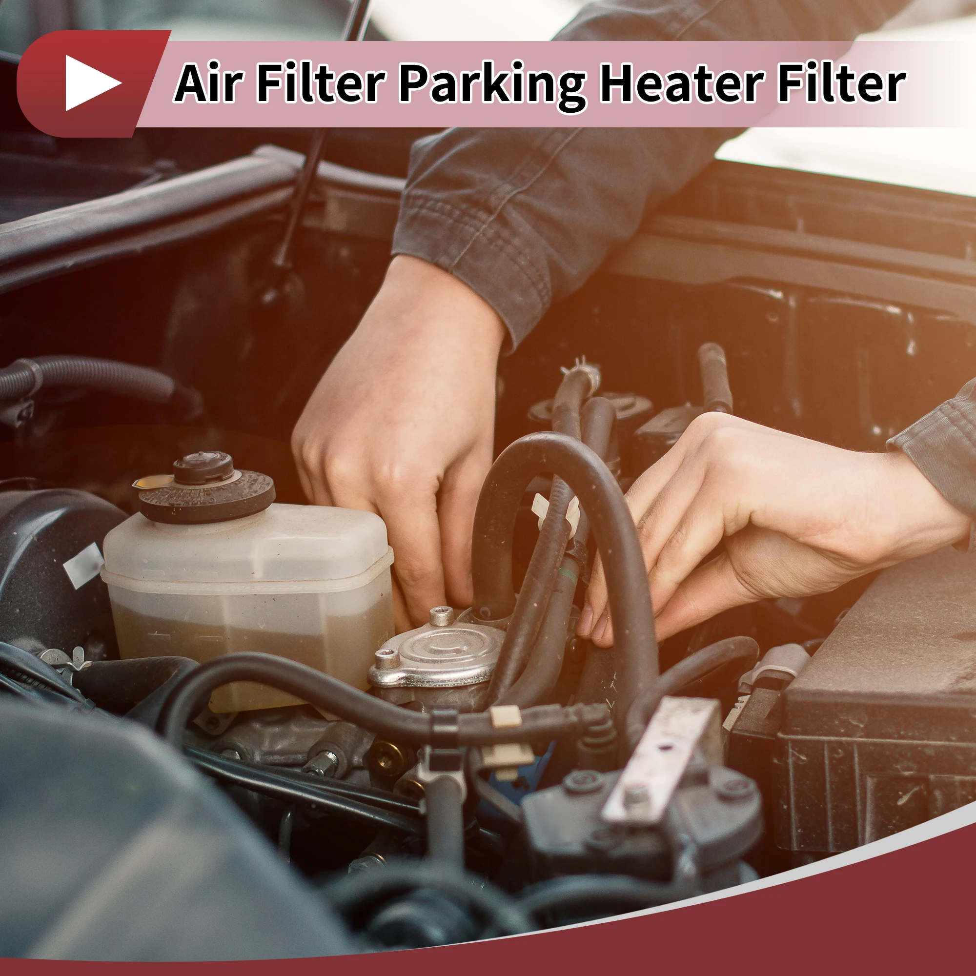 UXCELL Воздушный фильтр Парковочный обогреватель Фильтр воздухозаборника Губка Автомобиль Грузовик