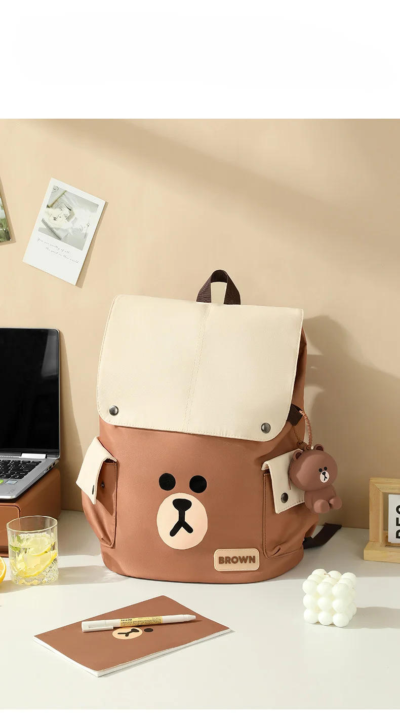 Backpack Student Schoolbag Women's Ins Style Travel Leisure Canvas Large Capacity Backpack