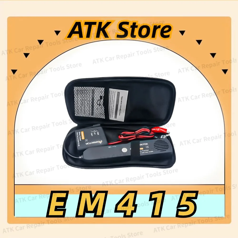 EM415 Tester Automotive Transponder Flexible Probe Cable Tracker DC6-42V EM415 Vehicle Repair Detector Tracer Professional