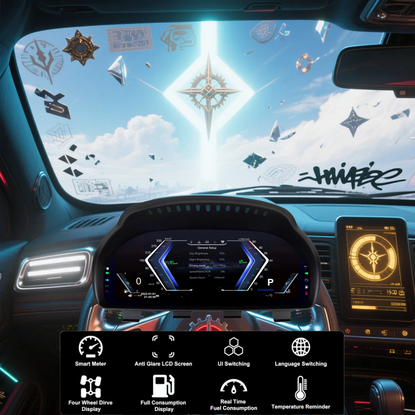 12.3" Lcd Digital I…