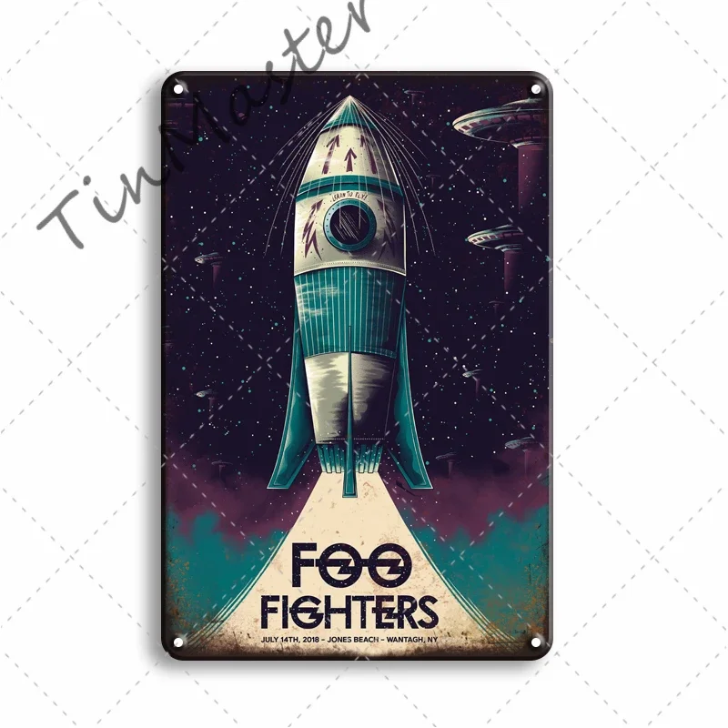 ملصق معدني روك ان رول ، علامة قصدير ، جوني كاش ، لوحة عتيقة ، بار حانة ، كهف رجل ، ديكور منزلي #3