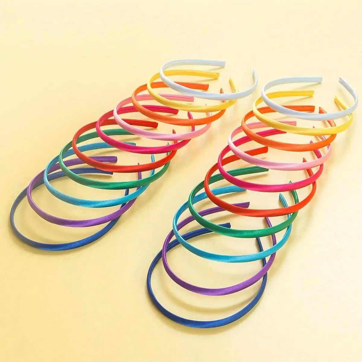 

30 шт., повязки на голову разного цвета для девочек, аксессуары для волос, сделанные своими руками, для ежедневного использования