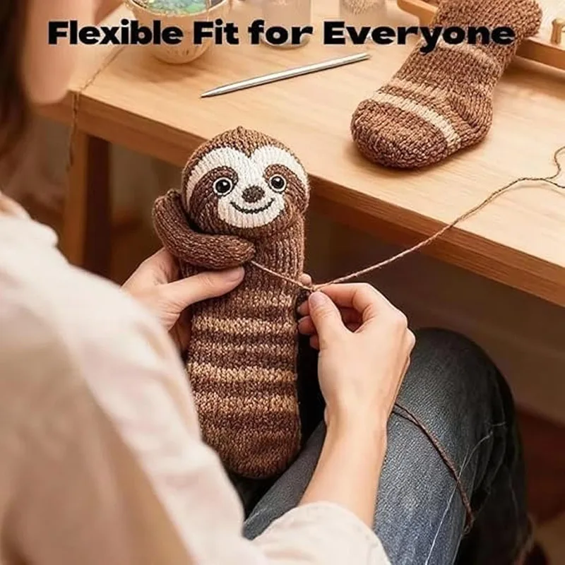 Floor Home Novel Knitted Warm Socks, Hand Animal Three-dimensional Design, ChristmasHome Slippers SocksGifts, for Teenager