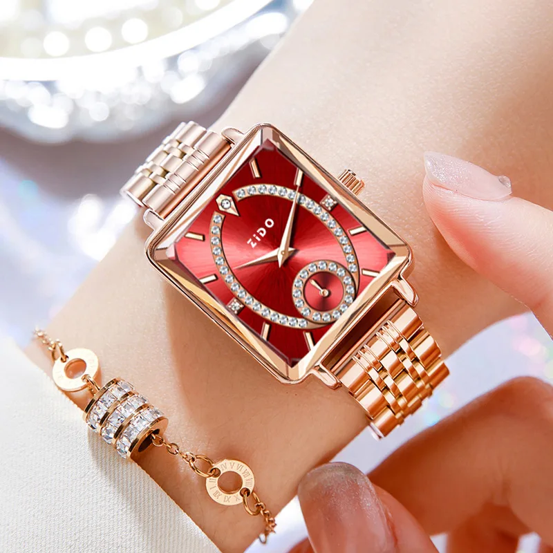 Women Watch Luxury Quartz Diamond Rose Gold Ceramics Steel Watches Waterproof Luminous Swiss Brand Ladies Wristwatches