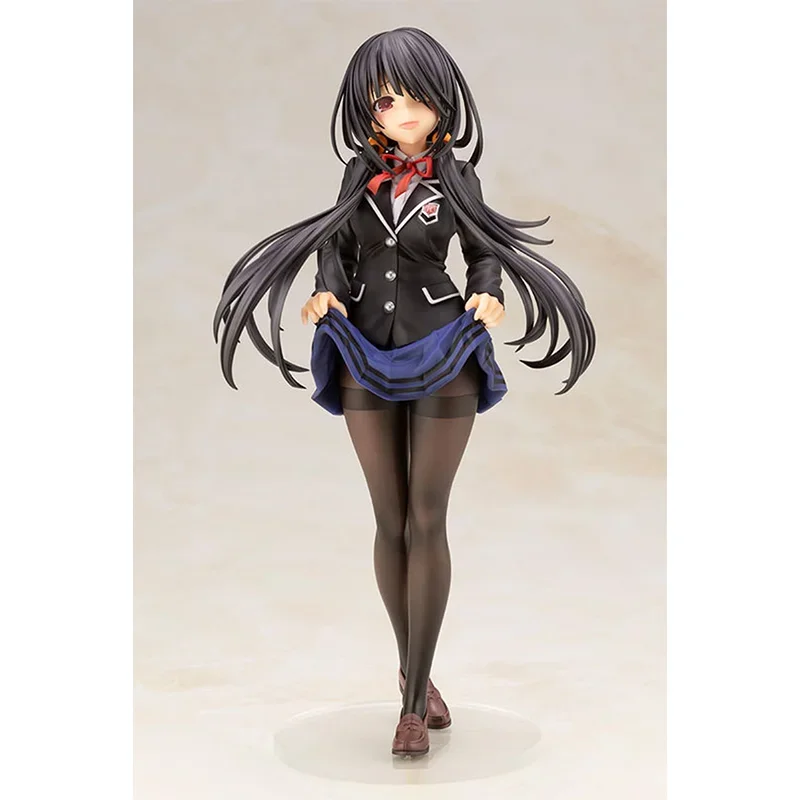 Figura Anime original Brinquedos para Crianças, DATA A LIVE Tokisaki KurumiAção Uniforme, Modelo Colecionável, Presente Menina Bonita