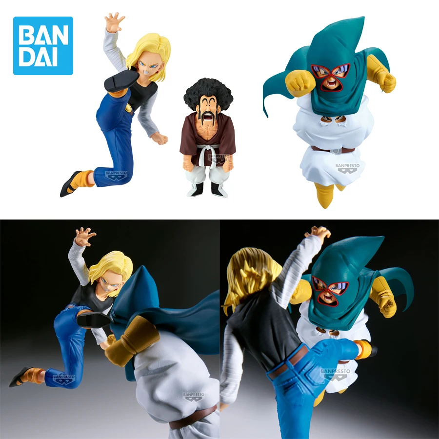 

Banpresto Anime Dragon Ball Z Figurines Match Makers Mighty Mask Android 18 Action Figures DBZ Figurals Collectible Model Toys