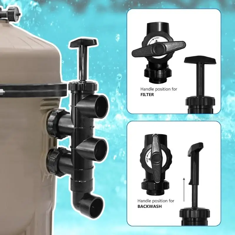 يوفر Set Set Plastic Plastic Set Plastic Set Set Plastic Setture 27RB صمامات البركة مع تعزيز التدفق والتشغيل الهادئ للمسابح