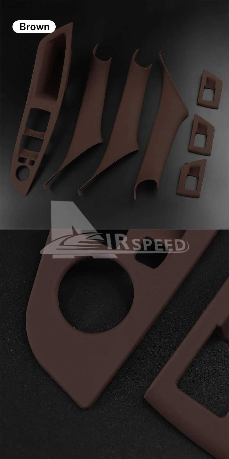AIRSPEED für BMW F10 F11 520i 523i 525i 528i 530i 5er 2011–2017, hochwertiger ABS-Beifahrertürverkleidungsgriff, LHD RHD – Detail 12