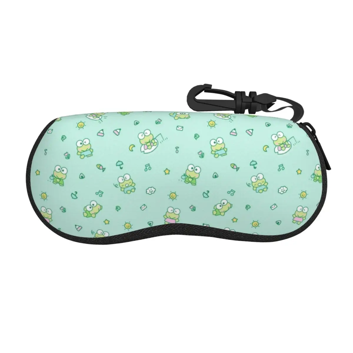 

Custom Keroppi Manga Sunglasses Soft Case Neoprene Zipper Cartoon Shell Eyeglass Case Custom Protective Box For Glasses