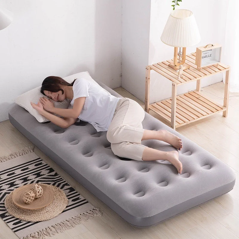 厚みのあるポータブルインフレータブルベッド屋外キャンプテントフロアマットシングルダブルサイズ家庭用レジャー家具旅行用品