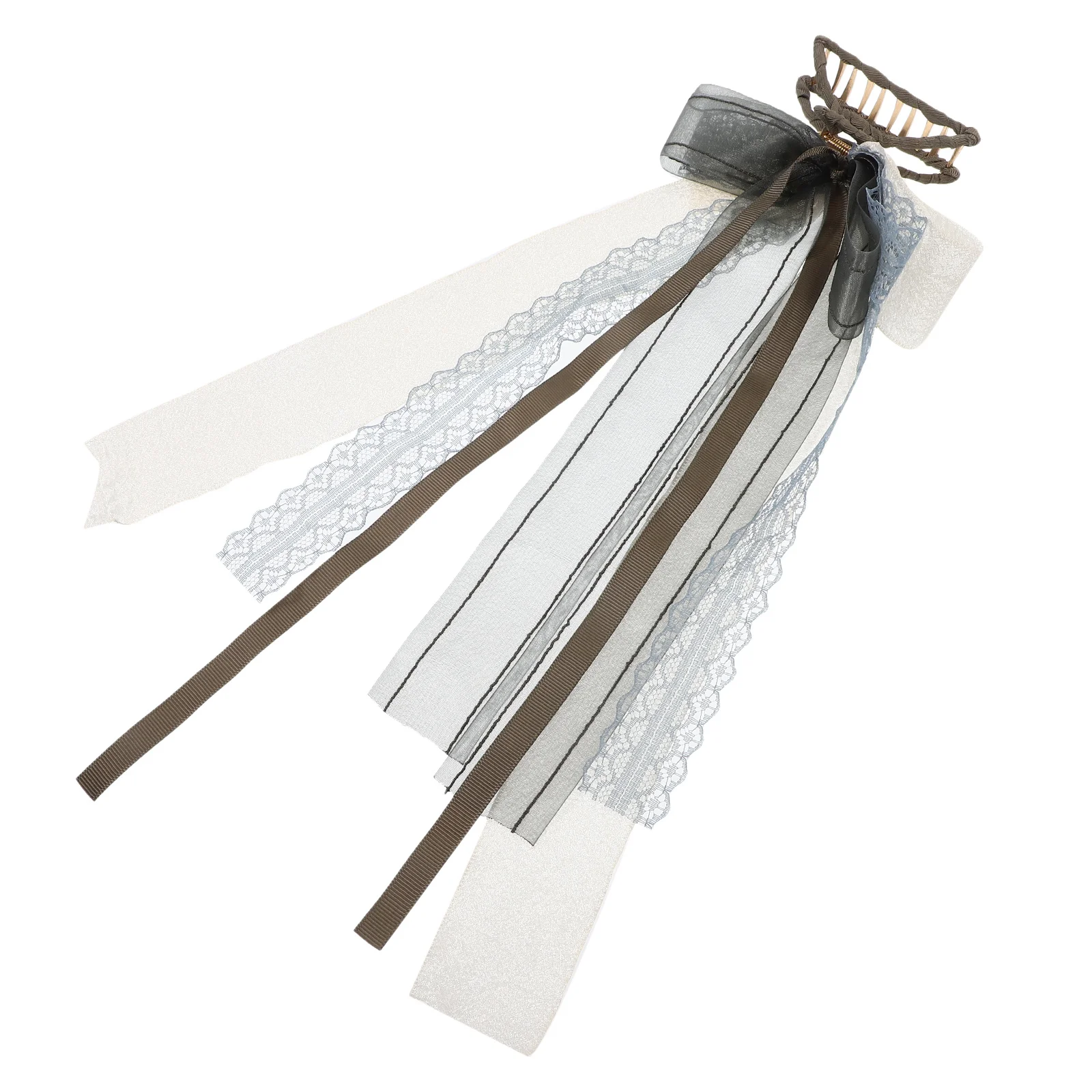 

Милые заколки с бантом для волос, тюлевые кружевные заколки-стримеры, модный аксессуар для женщин и девочек, праздничный декор, заколки для волос, заколка для волос с бантом