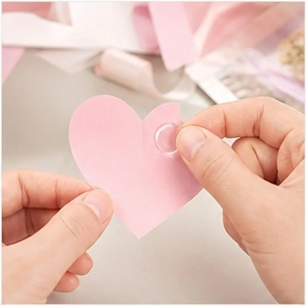 60Sheets Balloon Adhesive Dots Double Sided Tape Clear Double Sided Adhesive Stickers for Crafts Photos Gift Packaging Wedding