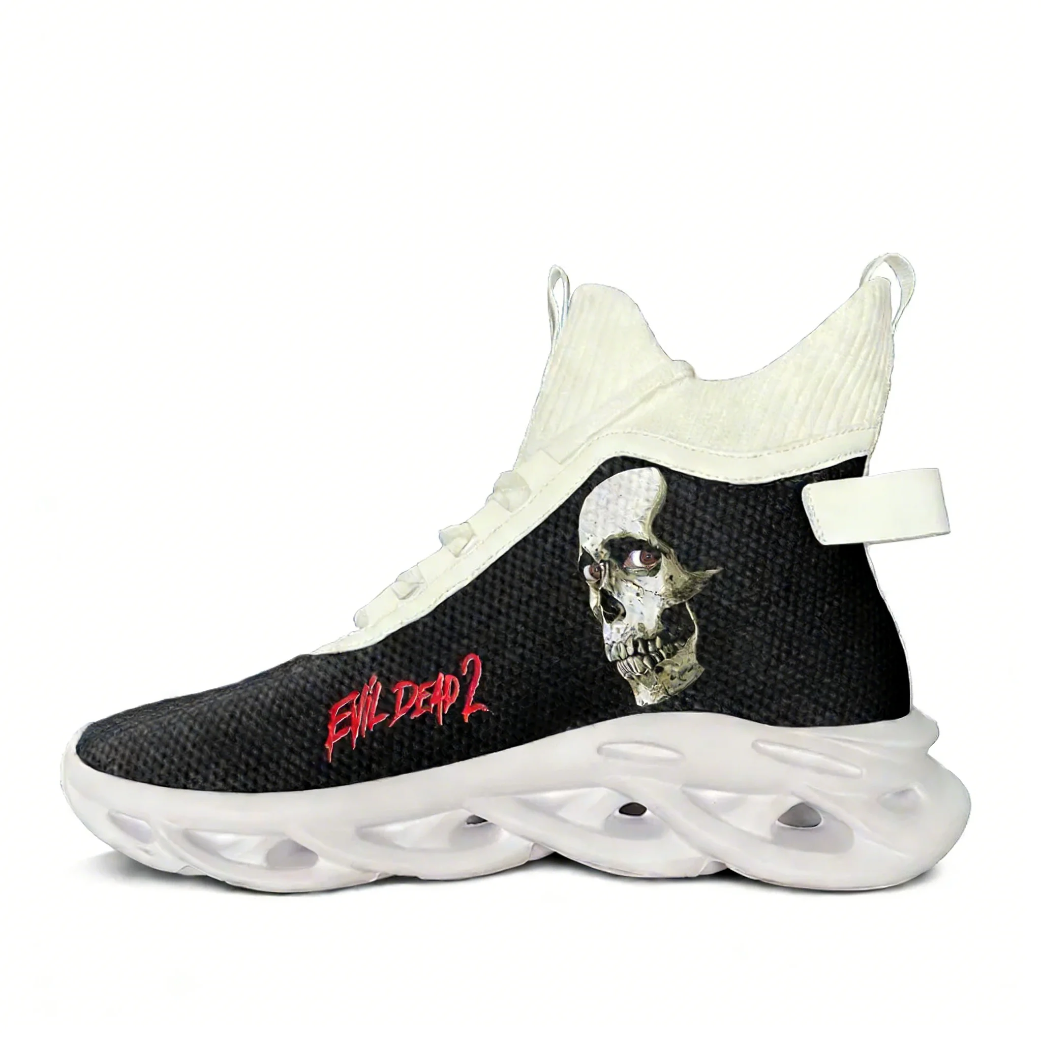 

Кроссовки Evil Dead II High Top Flats для мужчин, женщин и подростков, высококачественная персонализированная модная повседневная обувь, обувь на заказ
