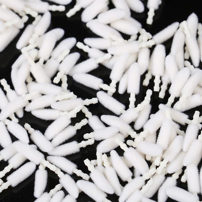 1000PC 使い捨てリップブラシコットンヘッド口紅スティックマスカラアプリケーター口紅ワンドセット化粧品メイクアップツール