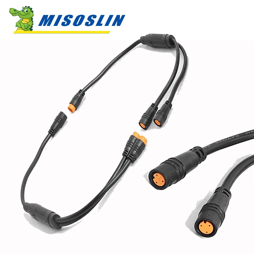 Y-Splitter Gear Signal Sensor Cable 3 Pin Connector Cables For BAFANG BBS01B BBS02B BBSHD E-bike For Electric Scooter Cord Parts