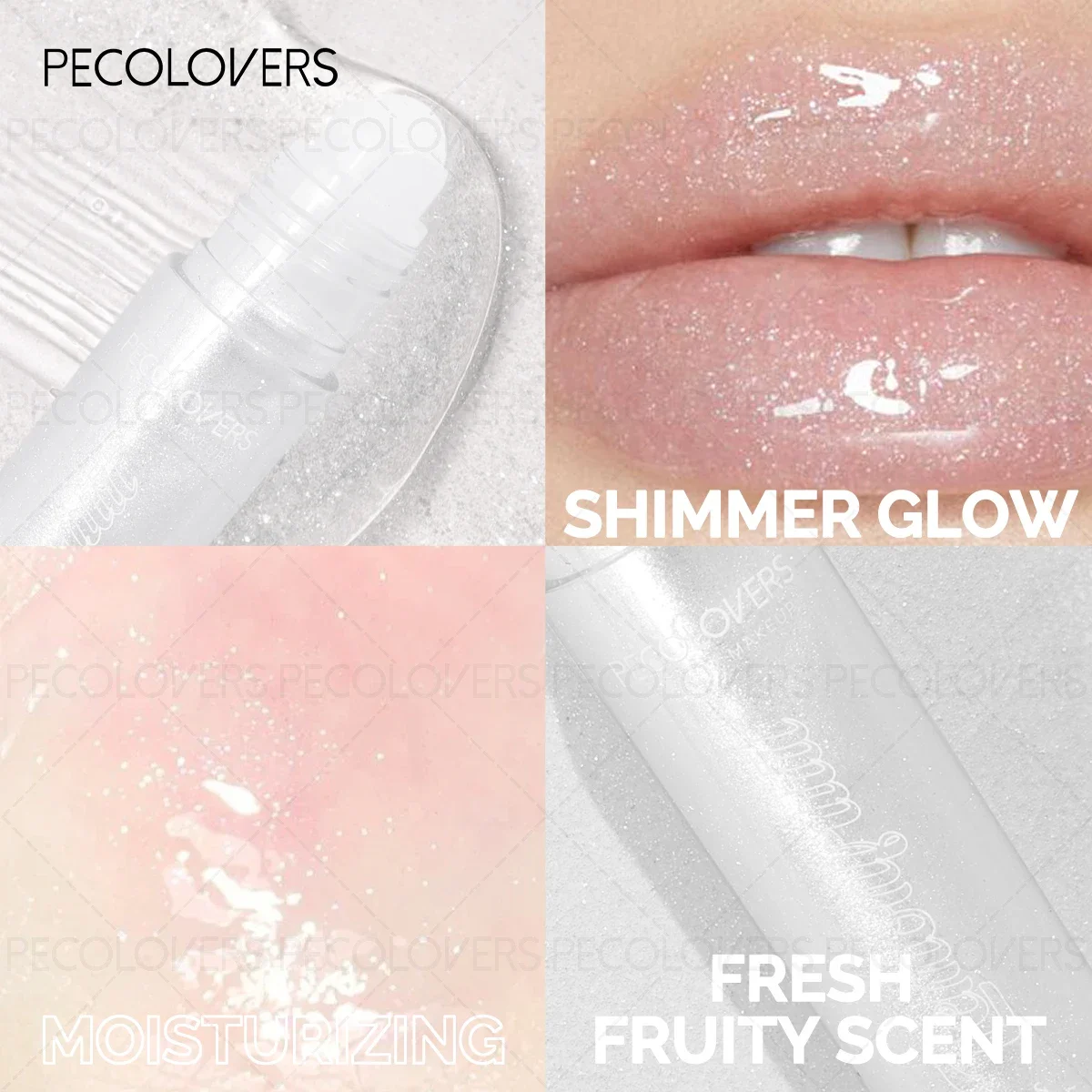 ลิปออยล์เพิ่มความอวบอิ่ม 1 ชิ้น แบบโรลออน น้ำหนักเบา ประกายวิ้ง ติดทนนาน สำหรับแต่งแต้มริมฝีปาก