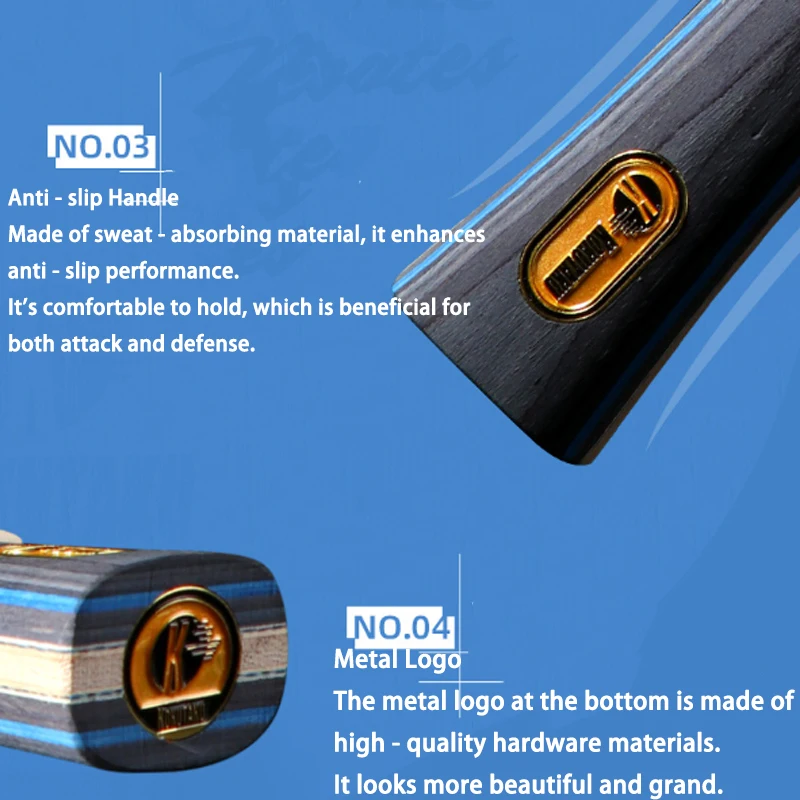 

Ракетки для настольного тенниса ALC/ZLC KOKUTAKU с карбоновым 9-слойным лезвием для пинг-понга, расширенные игроки, рекомендуемые быстрой атаки и дуги