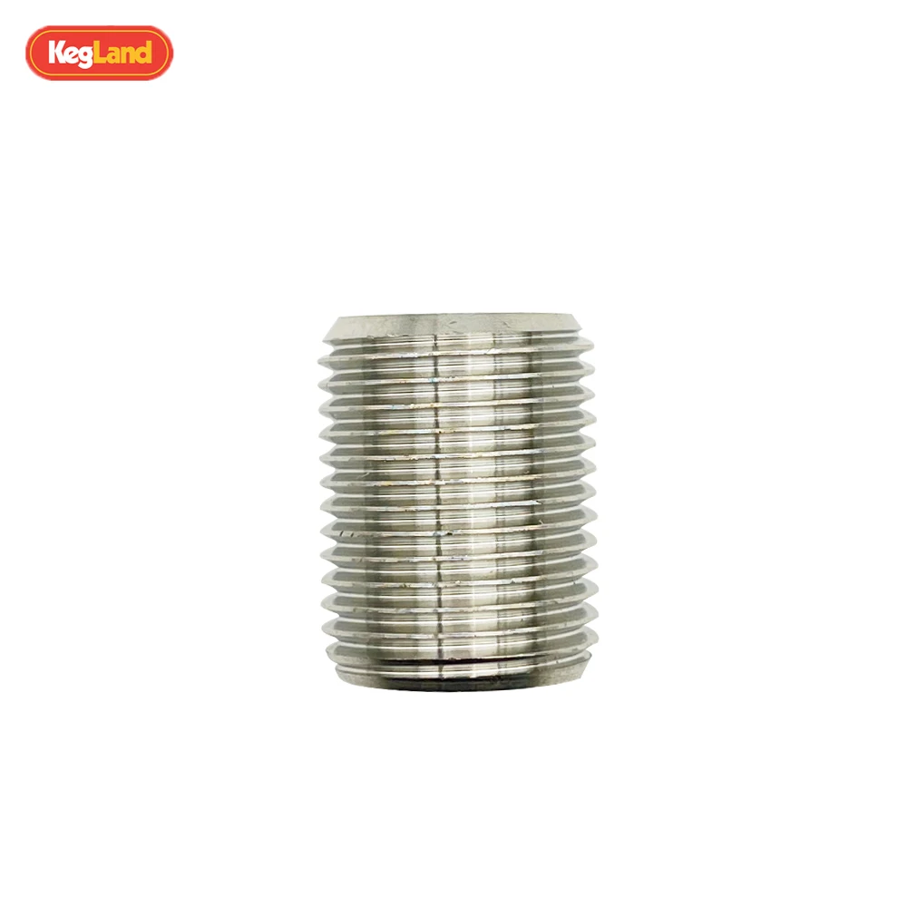 KegLand 1/2 BSP Straight External Threaded Pipe Joint Stainless Steel Connector Beer Home Brewing