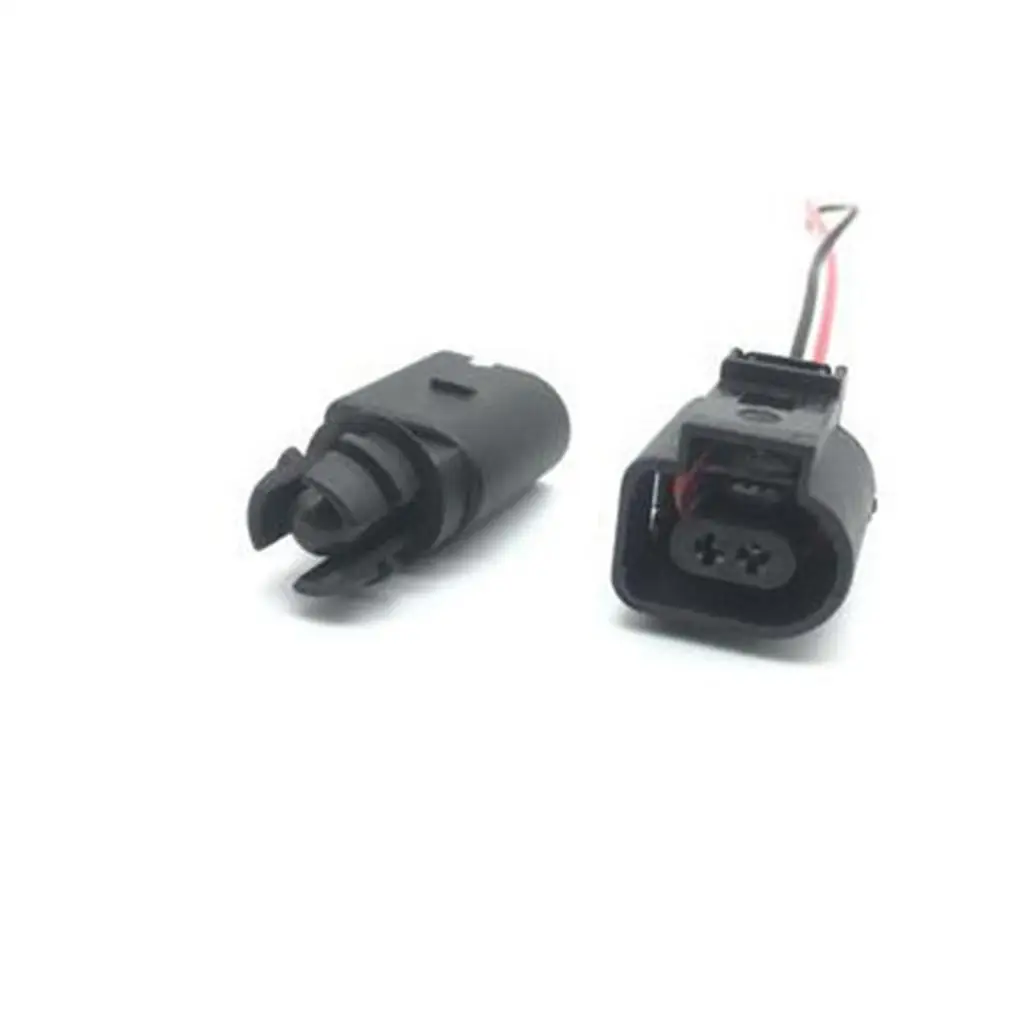 Outside Air Temperature Sensor 2 Pin Pigtail Plug Auto Ambient Detector Replacement for Volkswagen for audi
