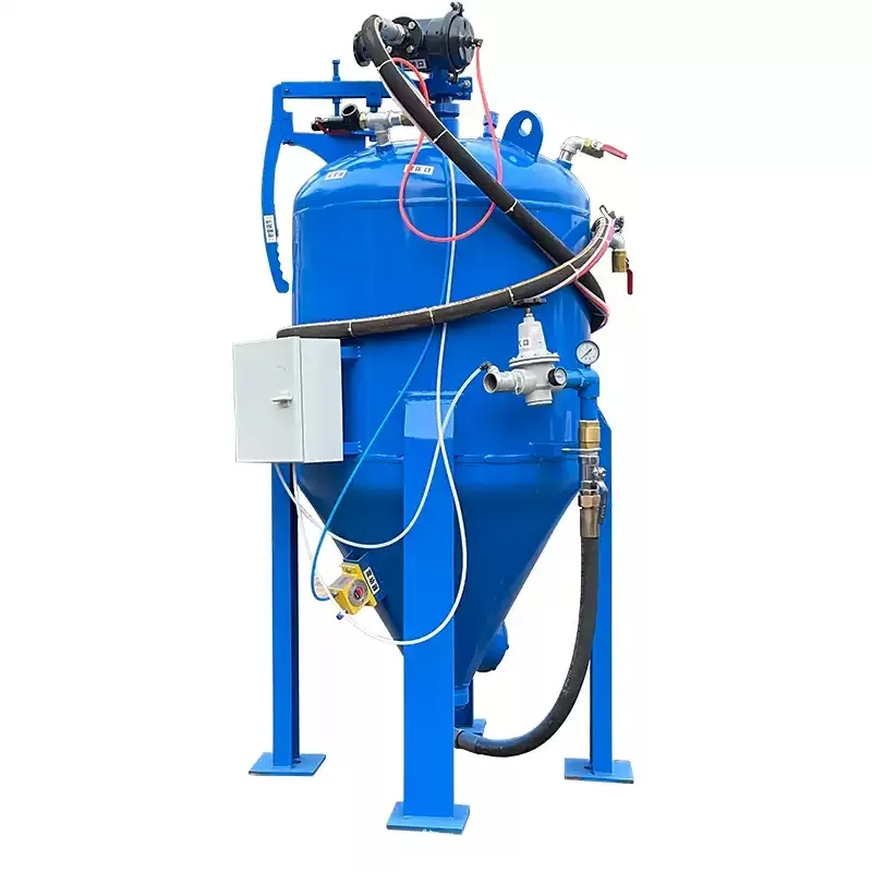 Refurbished Automatic Sandblasting Machine Wet And Dry Steel Polishing Rust Removal Machine for Industrial Use