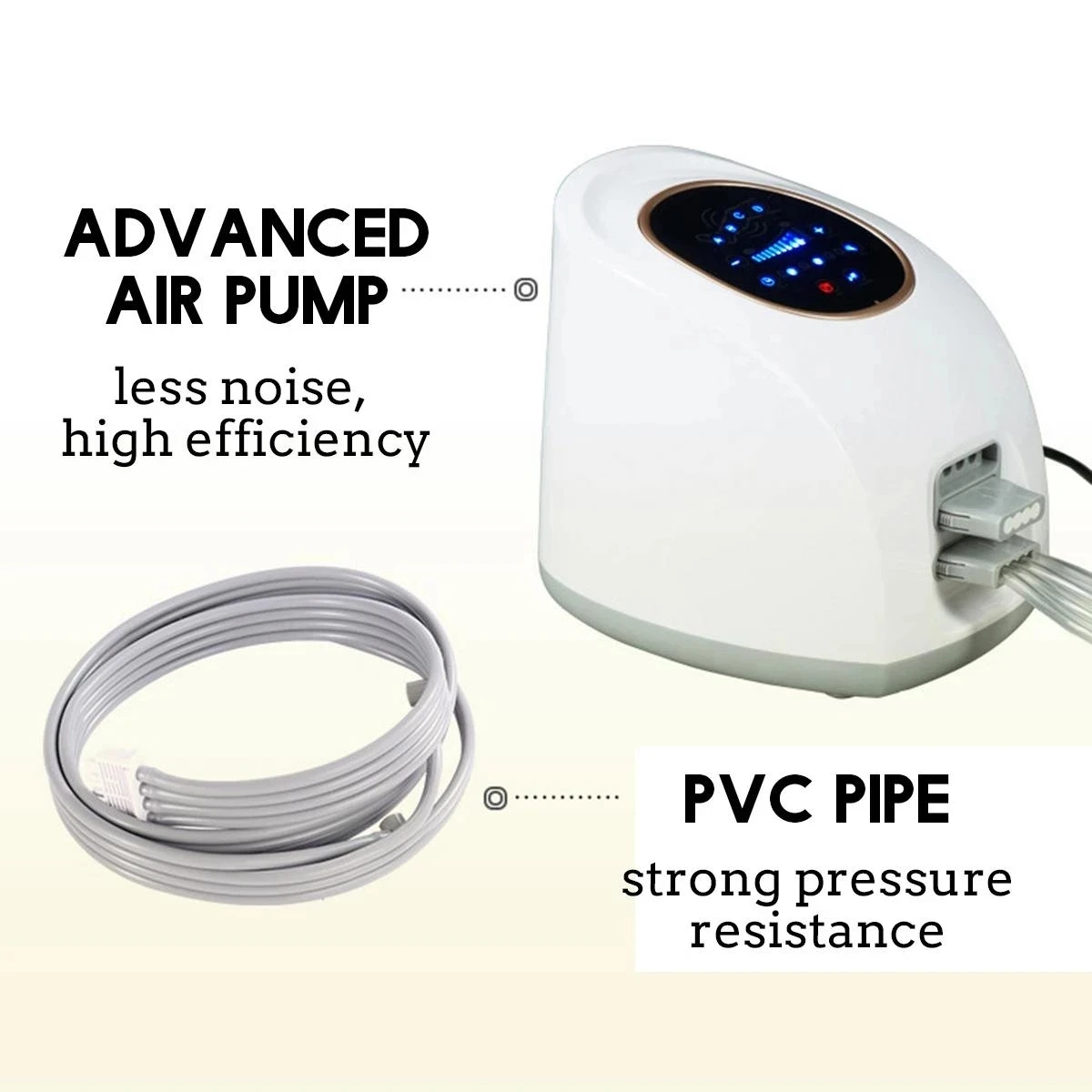 Fengmore 3 modos de compressão de ar massageador perna pé botas para circulação onda ar massageador perna sistema terapia pressão relaxar