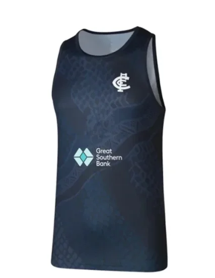 2024 CARLTON BLUES TRAINING GUERNSEY - MENS RUGBY JERSEY Size: S--5XL ( Print name and number )