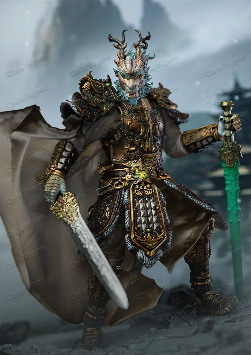 

In Stock Huajing FJ-1B01 Oriental Blue Dragon Oriental Blue Dragon Kang Jinlong 1/12 Action Model Collectible Figure Toy