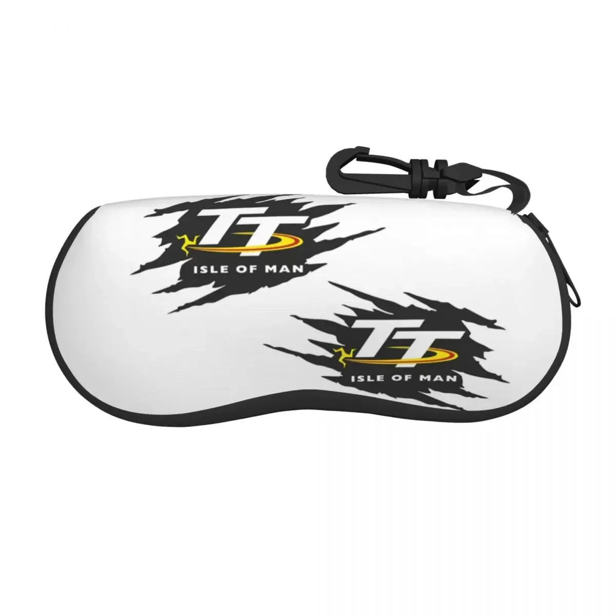 Isle Of Man TT Motorcycle Shell Eyeglasses Case Men Women Fashion Racing Glasses  Sunglasses Box Pouch