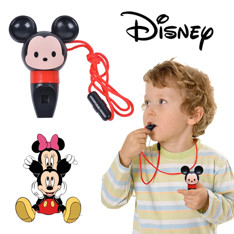 

Disney Микки Минни свисток для детей баскетбол футбольная игра рефери тренировочный свисток мультфильм уличный свисток детские подарки