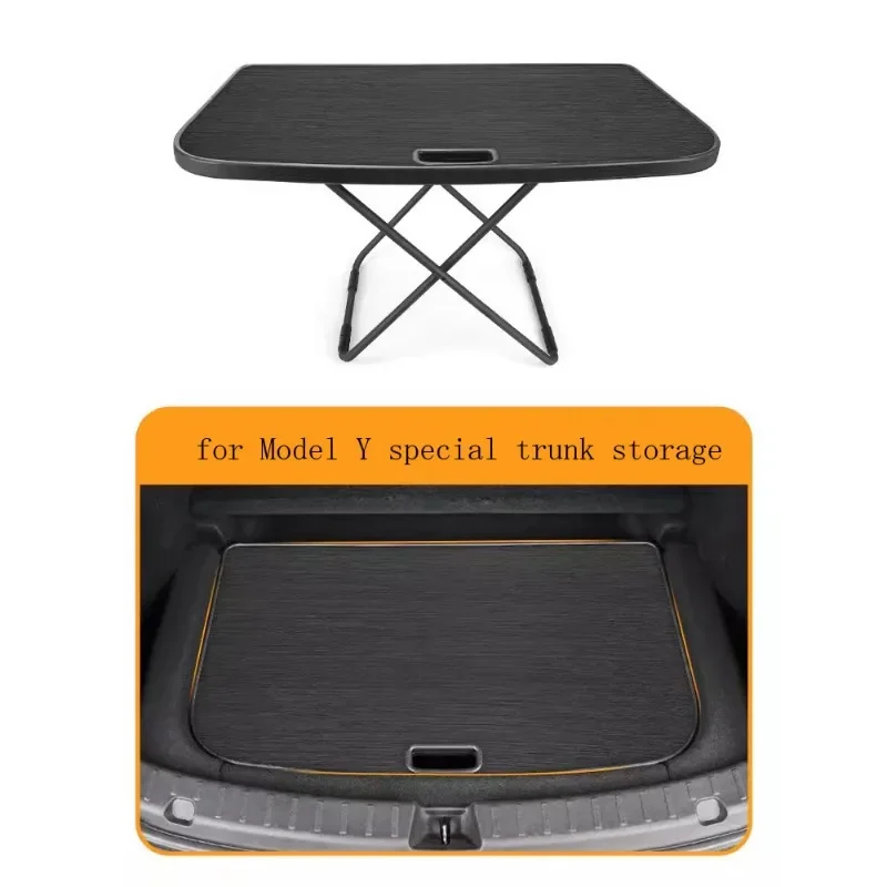 Per Tesla Model Y Table Desk Travel pieghevole Table Trunk Table Board accessori da viaggio accessori per il bagagliaio