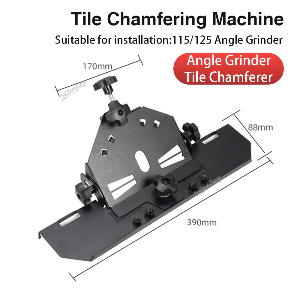 Metal Tiling 45 Degree Angle Cutting Tool Universal Ceramic Tile Cutter Seat Chamfer for Stone Building Tool Corner Cutting