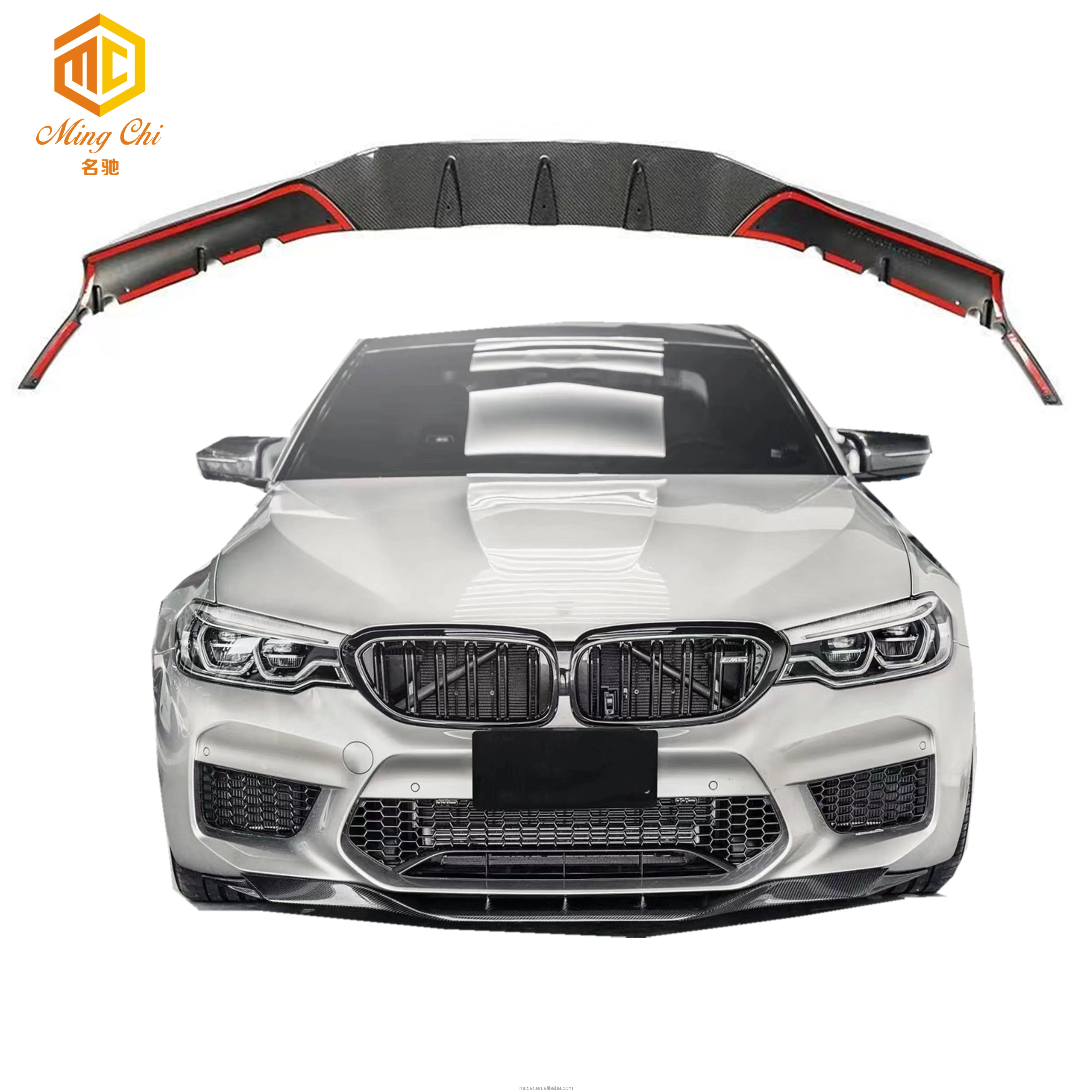 F90 M5 bumper front lip carbon fiber lip for BMW M5 F90 18-21