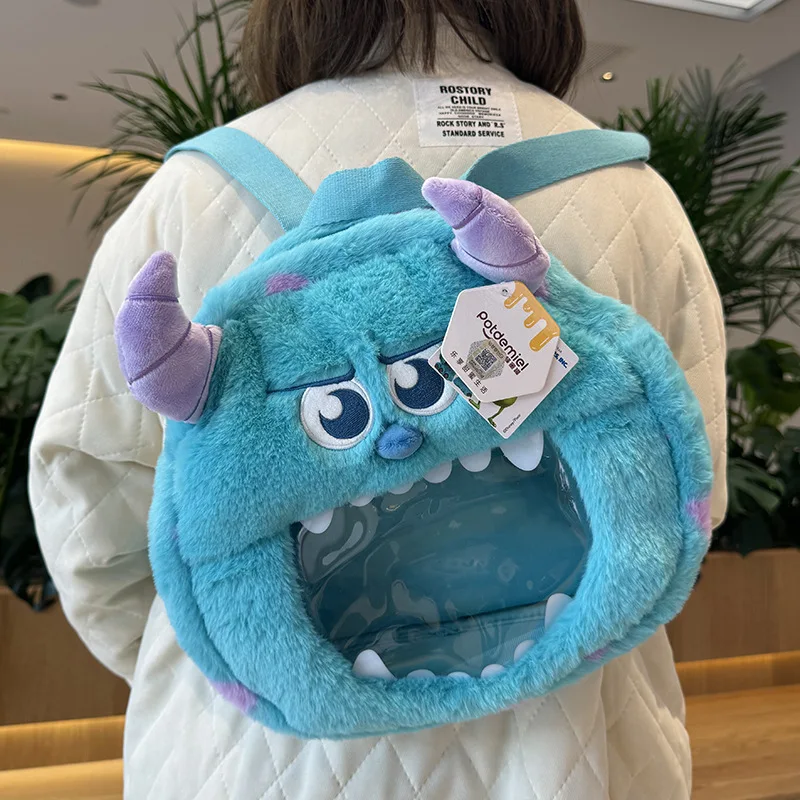 2023 New Original Cartoon Disney Sullivan Plush Toy Dolls Girls One Shoulder Bag Kawaii Anime Leisure Portable Handbag Gifts