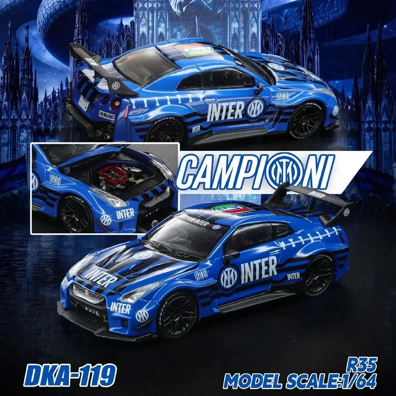 Demon King Auto 1:64 Bmw M3 E30 Bmw M4 Gt3 Porsche 911 Gt3 Rs Nissan Gt‑R R35 Milan Champion Commemorative Livery Alloy Toy Gift