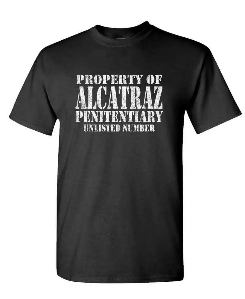 PROPERTY OF ALCATRAZ - Unisex Cotton T-Shirt Tee Shirt