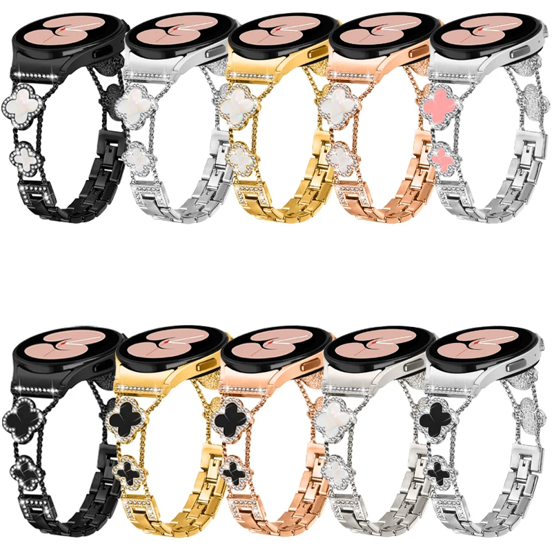 لا فجوات الماس حزام لساعة سامسونج جالاكسي 6 الكلاسيكية 47 مللي متر 43 مللي متر 4/5/6/7 44 مللي متر 40 مللي متر حزام معدني لسوار غالاكسي 5pro 45 مللي متر