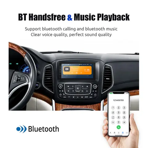 ESSGOO 2 Din Android Bilradio Bilmultimedia Trådlös Carplay GPS Stereo För Volkswagen Nissan Hyundai Kia Toyota Ford 6 best sales Nissan Almera Leksaksbilar - №1