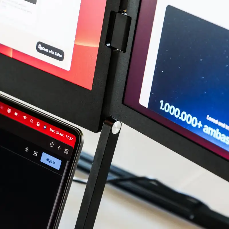 

2026 Best Seller Triple Screen Monitor15.6'' FHD 1080P IPS Laptop Screen Extender, Laptop Monitor Extender Plug N Play For Xbo