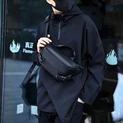 2024 New Trendy Chest Bag Men's Sports Function Fanny bag Casual Shoulder Crossbody bags Multifunctional Waterproof Outdoor Bags