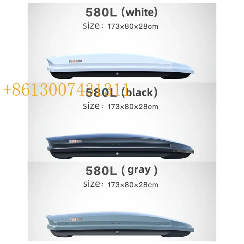 FactoryDirect From Factory Car Roof Lage Boxes Storage 580L Roof Rack Box Waterproof ABS Material