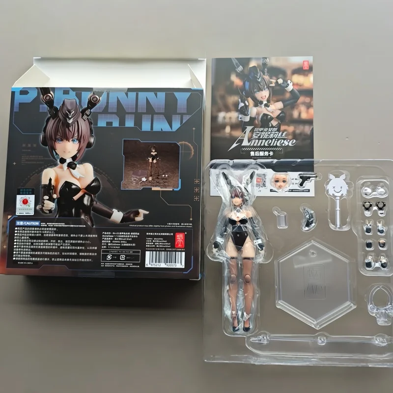 

Оригинальная в наличии Wozhi Shell RA-03 Armored Bunny Girl Annie Lis, масштаб 1/12, подвижная фигурка, модель коллекции, игрушка в подарок