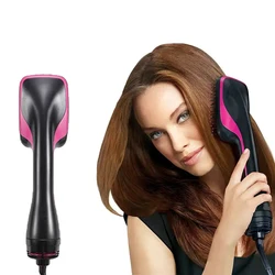 3 In 1 Hair Dryer brush hot air brush Straightener Hair Styler Electric one step hair dryer brush