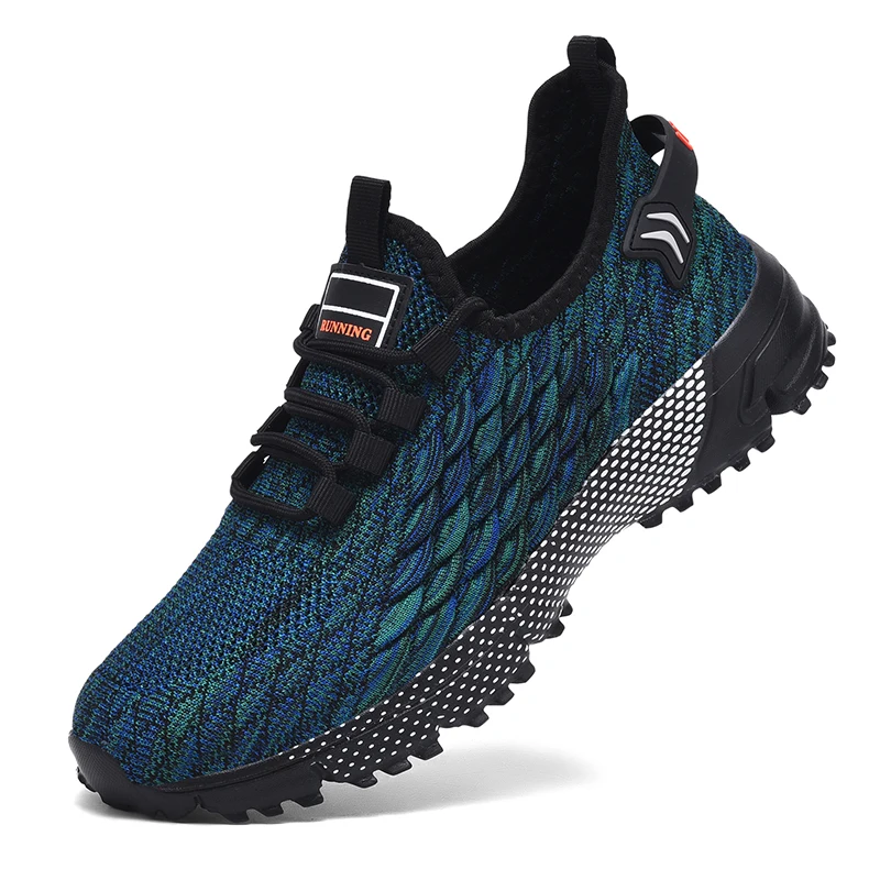 New Casual Men's Shoes Mesh Breathable Fashion Running Shoes Soft and Comfortable Daily Outdoor Leisure Sports Men's Shoes