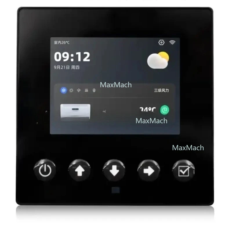 Настенная панель 86 мм, 2,8 или 4-дюймовый интеллектуальный программируемый сенсорный экран HMI, TFT ЖК-дисплей RS485, Modbus RTU, цветной дисплей, сенсорная панель