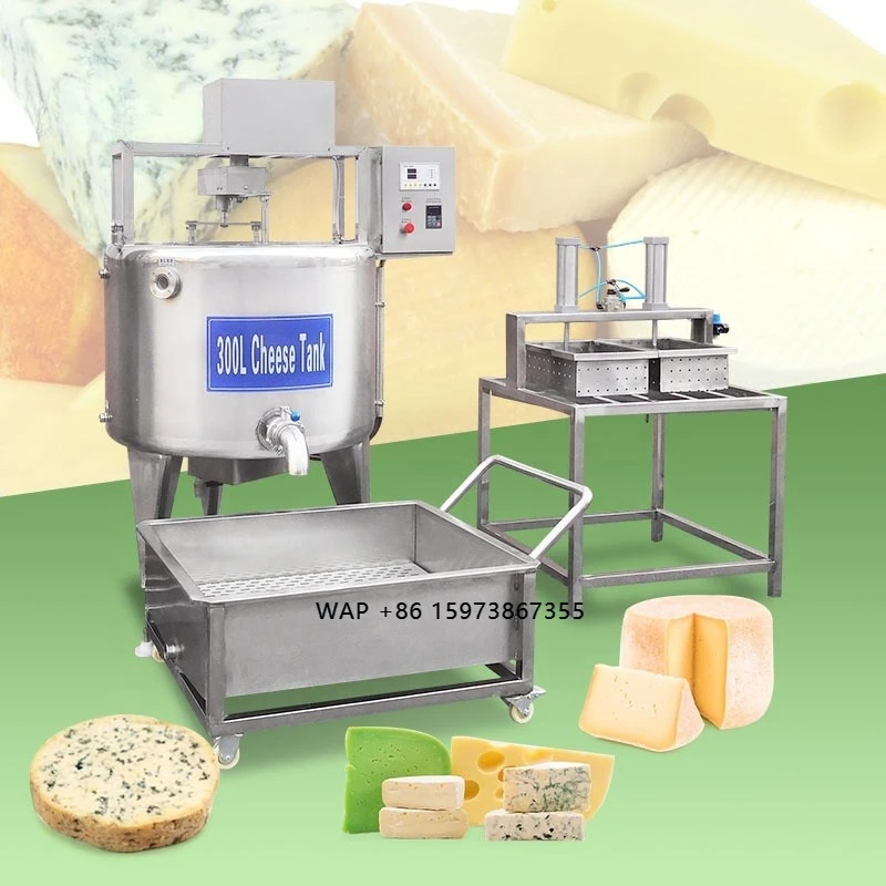 Máquina para Hacer Queso de Cabra y Mozzarella de 1000L, Fabricante de Barras de Queso Cottage, Prensa de Quesos